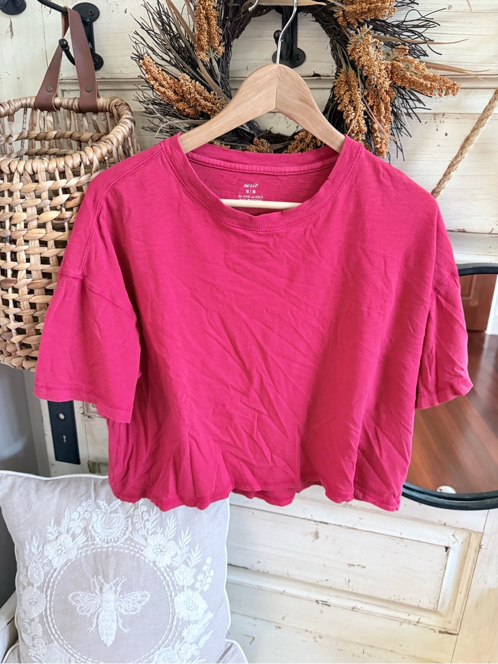 Women's Cropped Crewneck Top